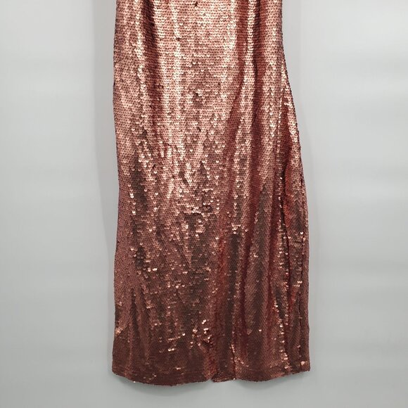 Spring + Mercer Mid Length Tank Sequin Dress Women Size Large NWT - Picture 3 of 13